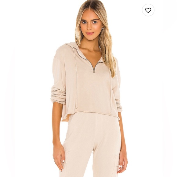 Wildfox Jackets & Blazers - Wildfox Couture Hadley Hoodie in Sand XS